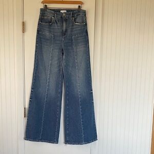 Good American Light Blue Flare Jeans